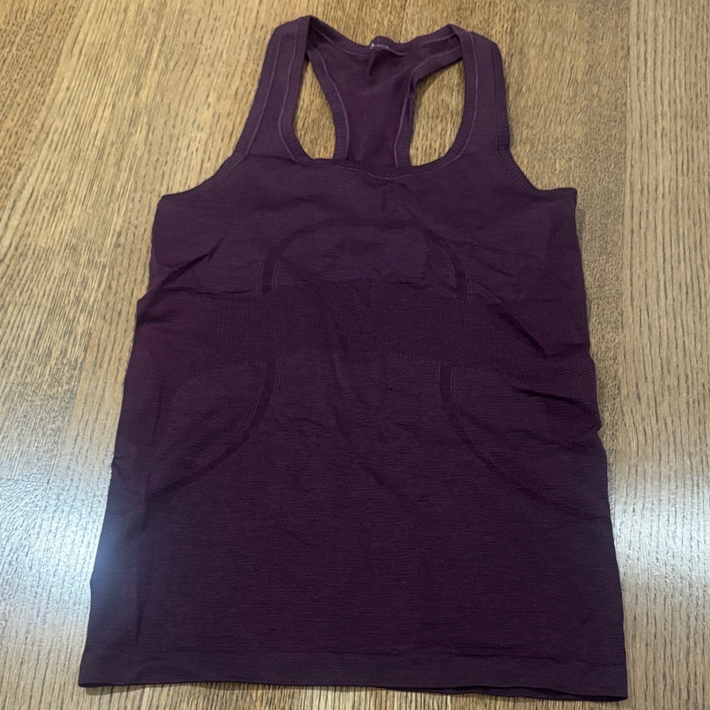 LULU - Women's Swiftly tech Purple Racerback Tank Top